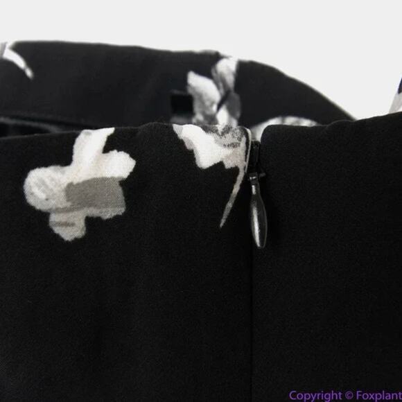 New! White House Black Market Convertible Floral-Bodice Jumpsuit, 14 - Picture 13 of 16